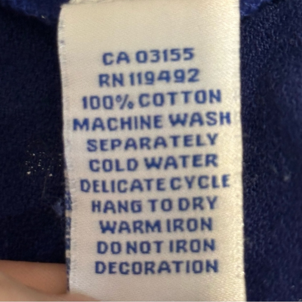 April Cornell Blue White Polka Dot Midi Dress Tie Waist 100% Cotton Large India - Picture 10 of 13